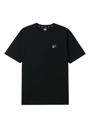 FINGERCROXX bird-graphic cotton T-shirt - Black