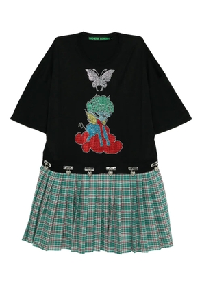 Chopova Lowena spaced out T-Shirt dress - Black