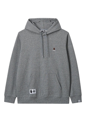 FINGERCROXX embroidered hoodie - Grey