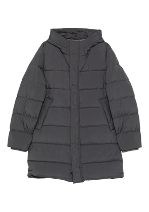 Corneliani hooded quilted coat - Grey