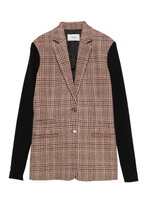 Coperni check-panel jacket - Brown
