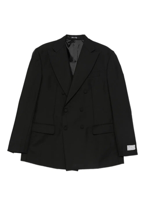 LC23 double-breasted wool blazer - Black