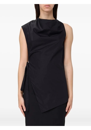 Roberto Collina cowl-neck sleeveless top - Black