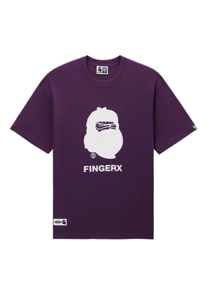 FINGERCROXX graphic-print T-shirt - Purple