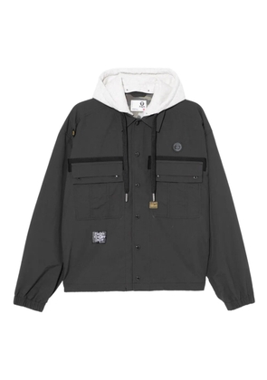 AAPE BY *A BATHING APE® logo-patched jacket - Black
