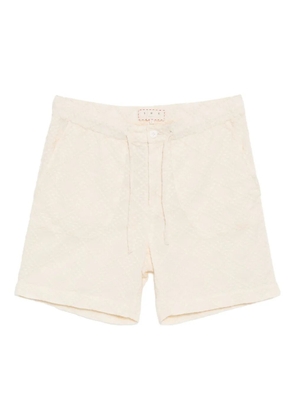 SMR Days textured drawstring shorts - Neutrals