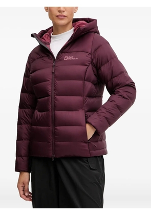 JACK WOLFSKIN Nebelhorn Down hooded quilted performance jacket - Purple