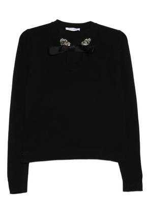 Dice Kayek wool blouse - Black