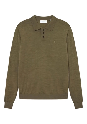 Les Deux Greyson polo-collar jumper - Green