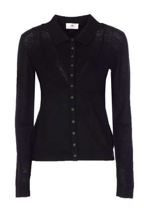 Elisabetta Franchi button-front cardigan - Black