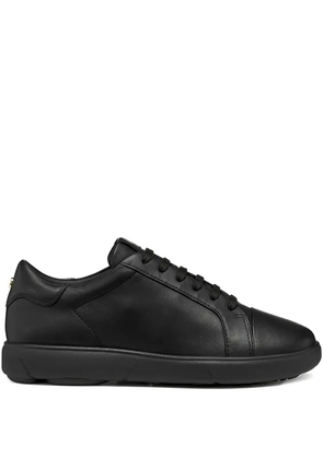 Geox lace-up leather sneakers - Black