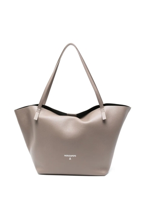 Patrizia Pepe logo-lettering shoulder bag - Neutrals