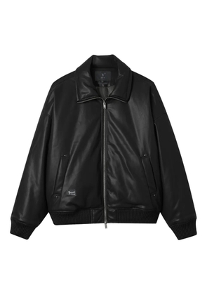FIVE CM high-neck ribbed-cuff jacket - Black