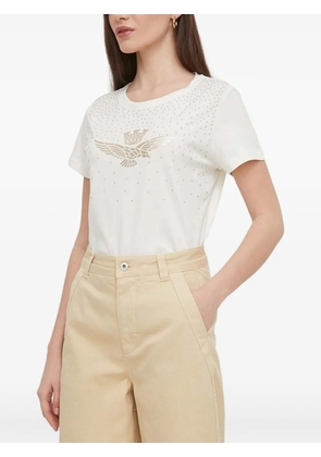 Aeronautica Militare stud-embellished T-shirt - White