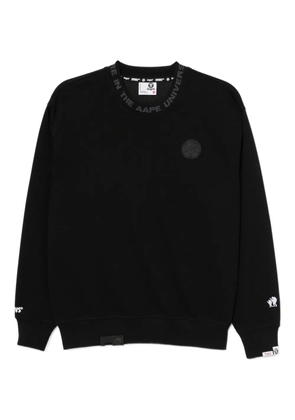 AAPE BY *A BATHING APE® logo sweatshirt - Black
