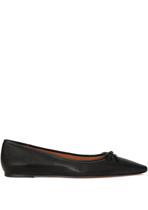 Polo Ralph Lauren bow-detail pointed-toe ballet flats - Black