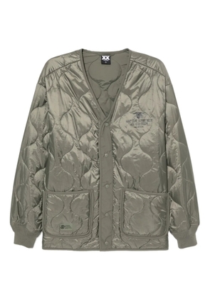 FINGERCROXX logo-printed jacket - Green