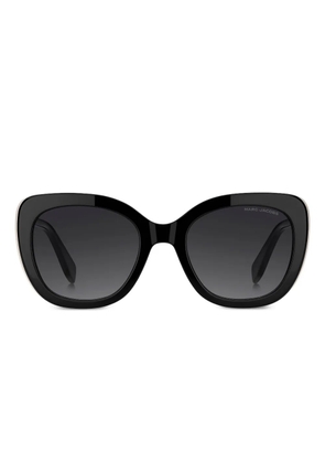 Marc Jacobs Eyewear cat-eye logo-detail sunglasses - Black