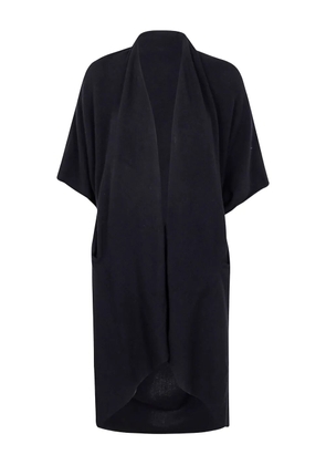 Y's short-sleeve draped cardigan - Black