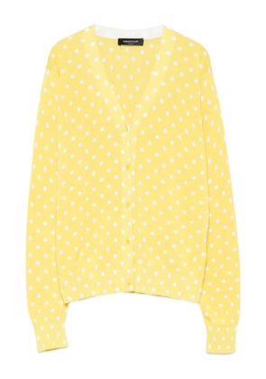 Fabiana Filippi polka dot cardigan - Yellow