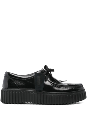 Clarks Torhill Bee leather sneakers - Black