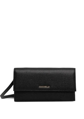 Coccinelle detachable-strap leather wallet - Black
