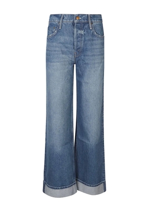 MOTHER cuffed denim jeans - Blue