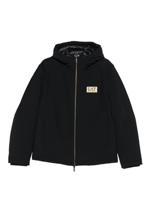 Ea7 Emporio Armani Gold Label hooded jacket - Black