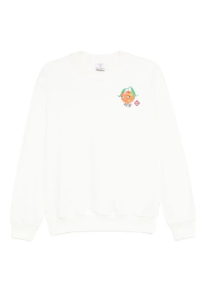 Casablanca logo-print sweatshirt - White