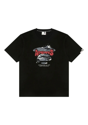 AAPE BY *A BATHING APE® Aape-head graphic T-shirt - Black