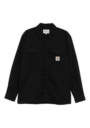 Carhartt WIP logo-patch shirt - Black