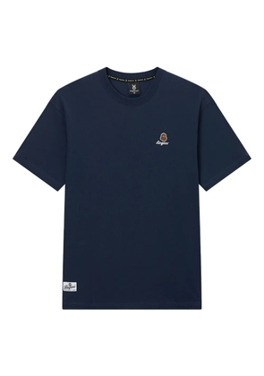 FINGERCROXX embroidered-logo t-shirt - Blue