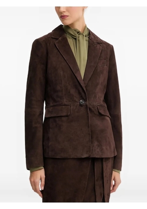 NEVER FULLY DRESSED pocket button blazer - Brown