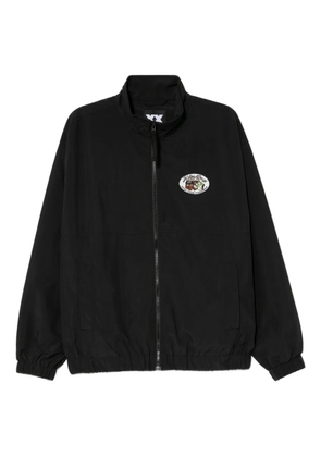 FINGERCROXX logo-embroidered jacket - Black