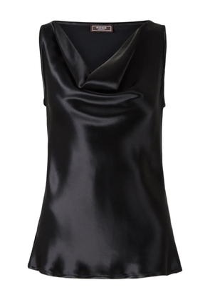 Peserico cowl-neck sleeveless top - Black