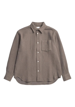 Norse Projects striped shirt - Brown
