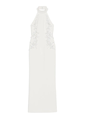 Rebecca Vallance flower-embellished maxi dress - Neutrals