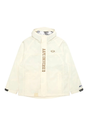 AAPE BY *A BATHING APE® long-sleeve puffer jacket - White