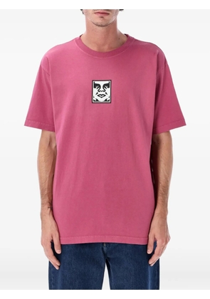 Obey icon-face T-shirt - Pink