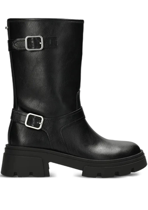 MEXX Sumatra River buckle platform boots - Black