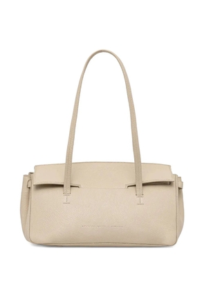 Liviana Conti leather tote bag - Neutrals
