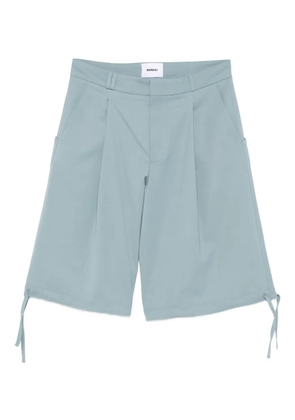 Bonsai drawstring-hem shorts - Blue