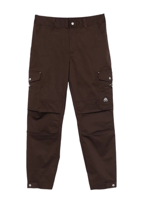 Moose Knuckles cargo-pockets logo-patch trousers - Brown