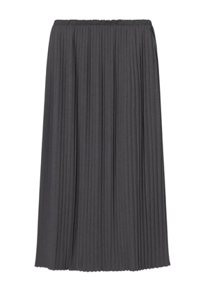 MARK KENLY DOMINO TAN pleated midi dress - Grey