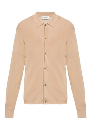 Officine Generale polo-neck cardigan - Neutrals