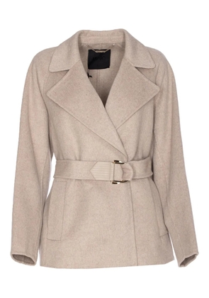 LIU JO belted jacket - Neutrals