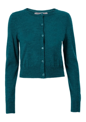 Carolina Herrera mélange-effect cardigan - Green
