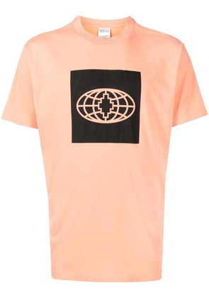 COUNTY OF MILAN logo-print T-shirt - Orange