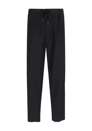Giorgio Armani pleated drawstring trousers - Black