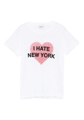 Vaquera I Hate New York T-shirt - White